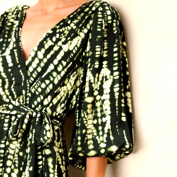 BANANA REPUBLIC BLOUSON MAXI DRESS - NWT, size Large - Picture 3 of 7